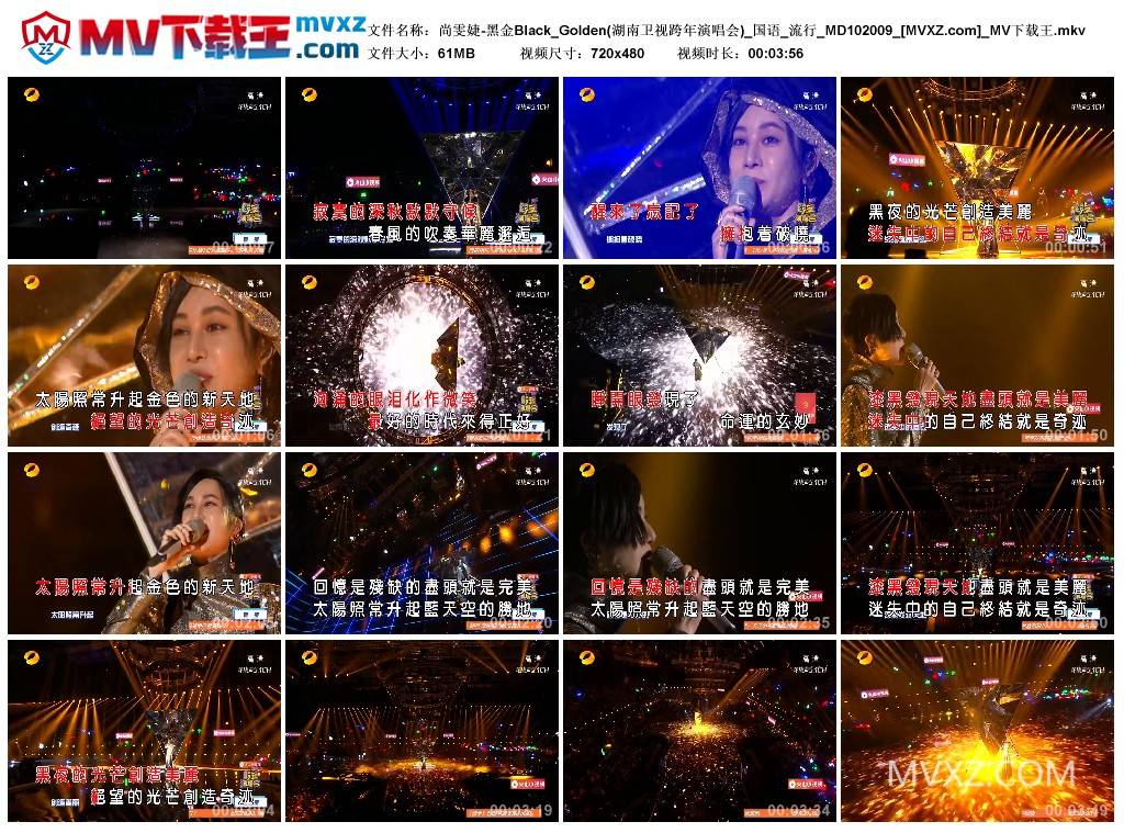 尚雯婕-黑金Black_Golden(湖南卫视跨年演唱会)_国语_流行_MD102009
